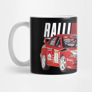 wrc EVO 6 champion Tommi Mäkinen Car evolution Mug